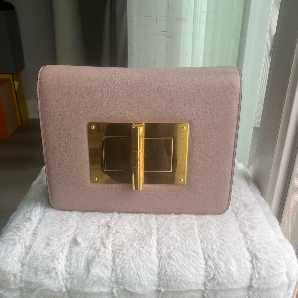 Tom ford beige blush day bag handle